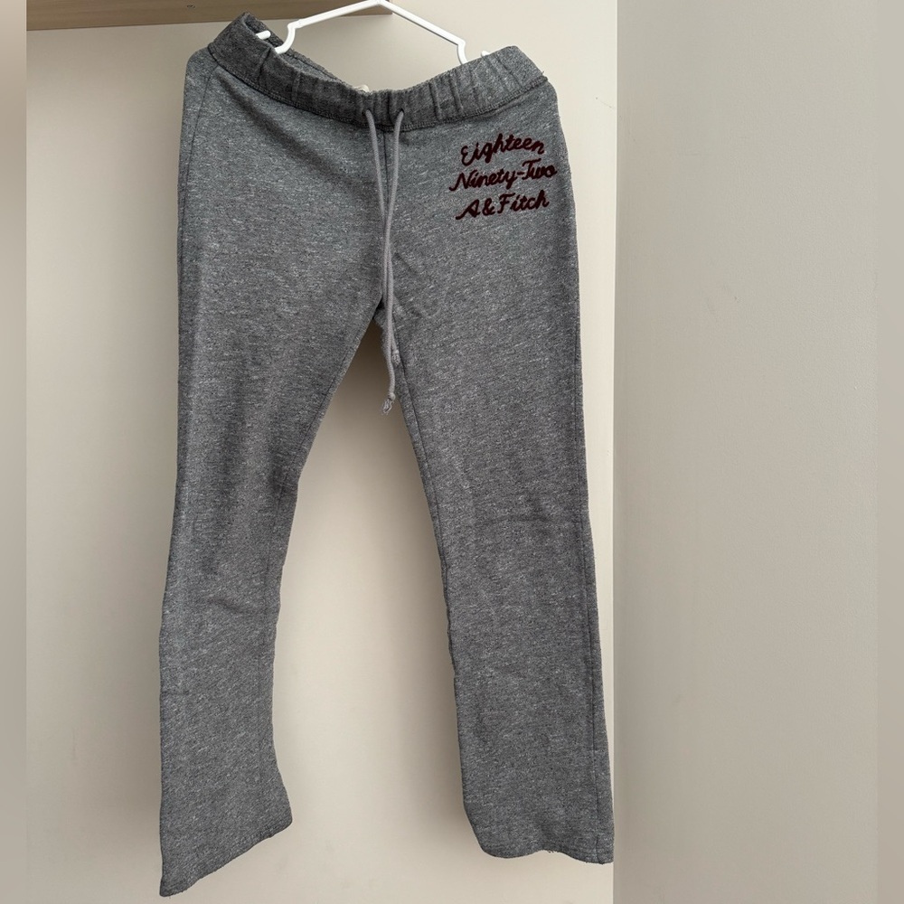 Gray Abercrombie and Fitch Sweatpants